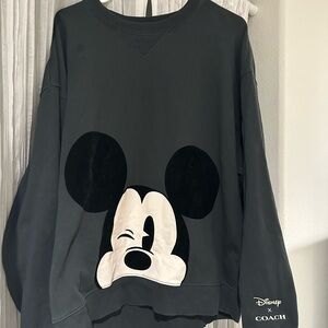 Unisex Disney Coach collab crew neck